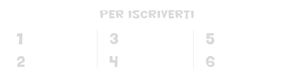 STEP ISCRIZIONI